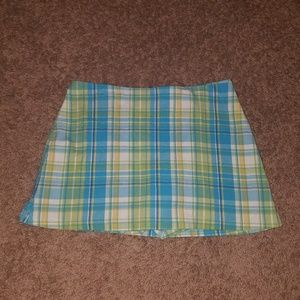 Very Cute Plaid Skort   Small
